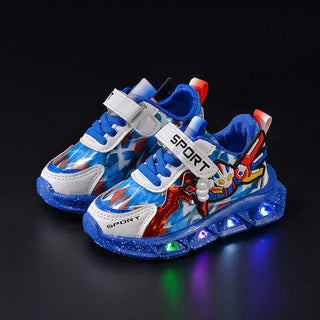 موضة 2025 جديد children's sports shoes تل breathable led light shoes أولاد' luminous shoes