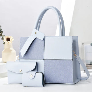 شنطة جلد كاجوال للنساء - 2025 New PU Leather 3 in 1 Women Bags Se