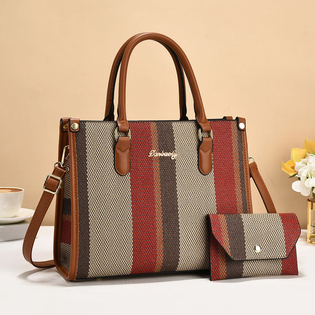 شنطة جلد أنيقة للنساء - 2025 New PU Leather Women Bags Ladies H