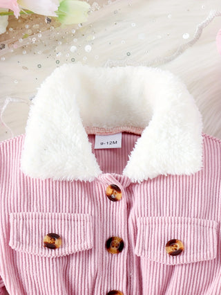 موضة 2025 جديد ربيع وخريف baby بنت hairy neck أكمام طويلة fashion كاجوال فستان hat belt