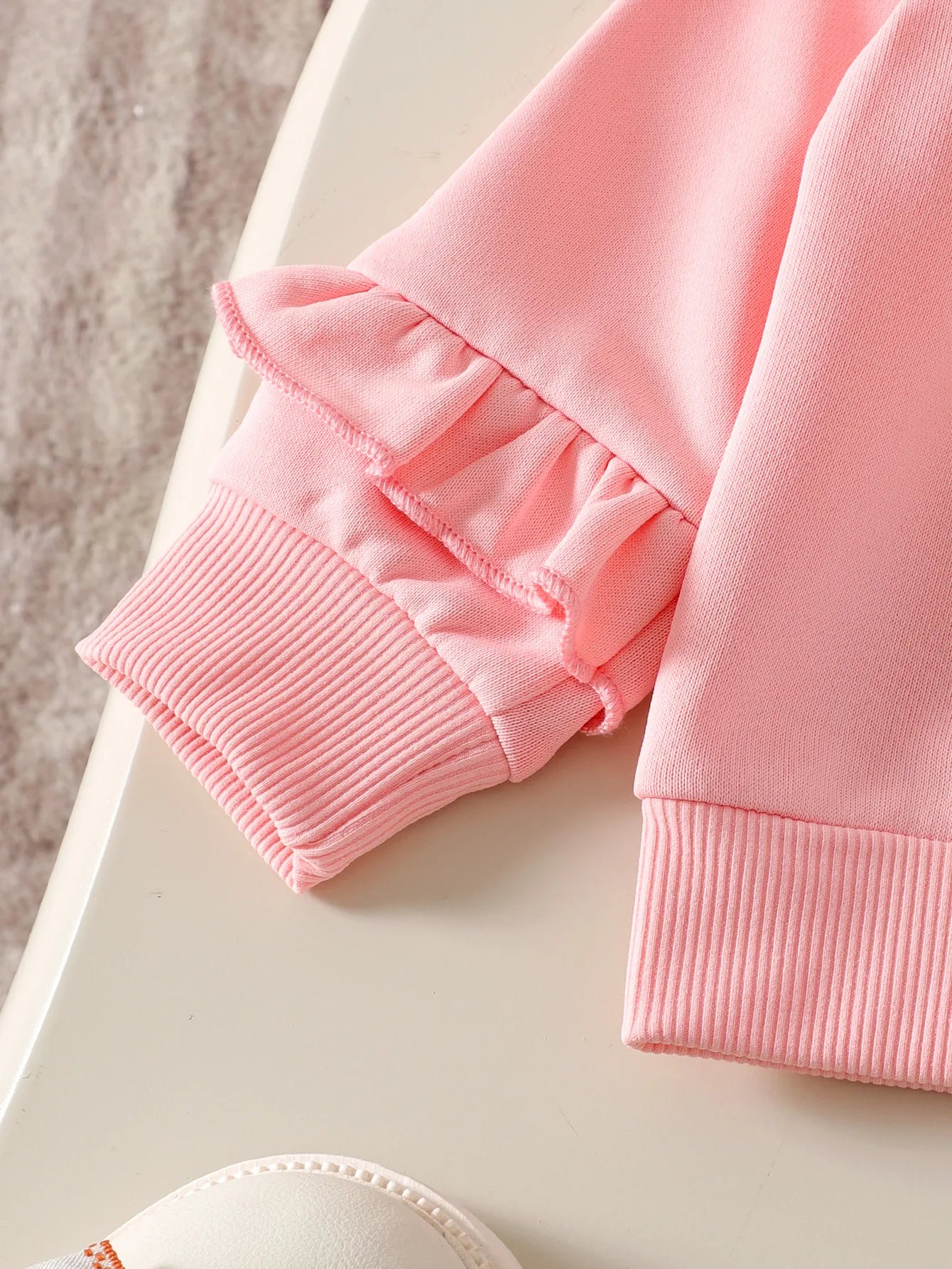 موضة 2025 جديد ربيع وخريف cute بنات' طقم infant and toddler أكمام طويلة round neck hoodie طويل pants 2-piece طقم