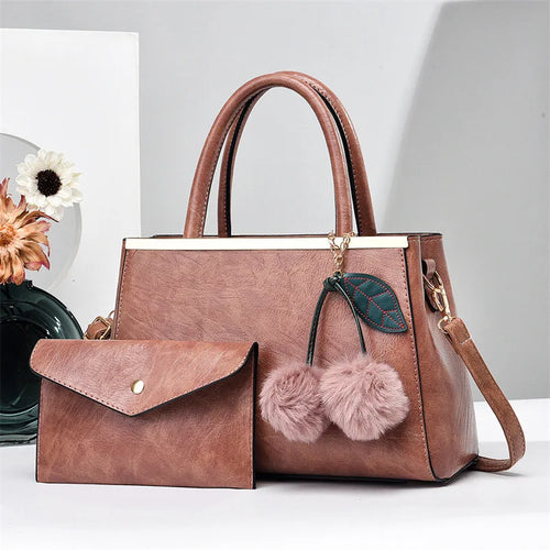 شنطة نسائية فاخرة للنساء - 2025 New Wholesale Shoulder Bags Set Bra