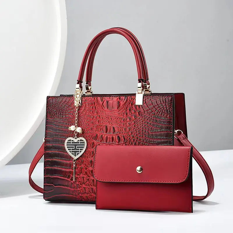 شنطة كروس كلاسيك للنساء - 2025 New Wholesale Shoulder Bags Set Bra
