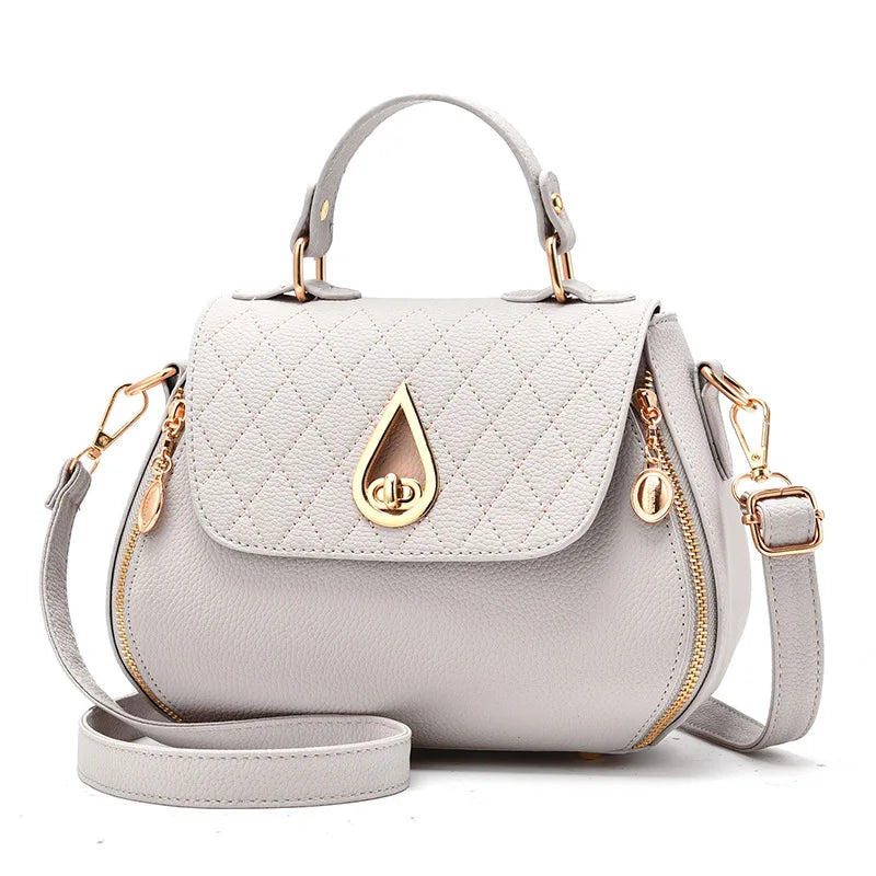 شنطة نسائية عملية للنساء - 2025 New Wholesale Women Bags Leather Br