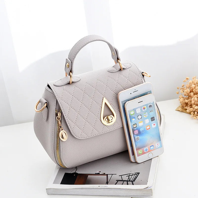 شنطة نسائية عملية للنساء - 2025 New Wholesale Women Bags Leather Br