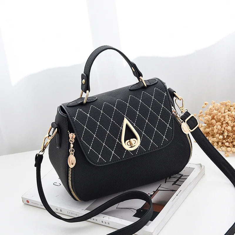 شنطة نسائية عملية للنساء - 2025 New Wholesale Women Bags Leather Br