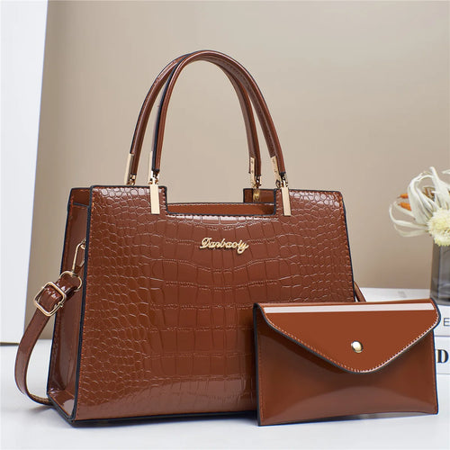 شنطة صغيرة موضة 2025 للنساء - 2025 New Wholesale Women's Bags Set Bran