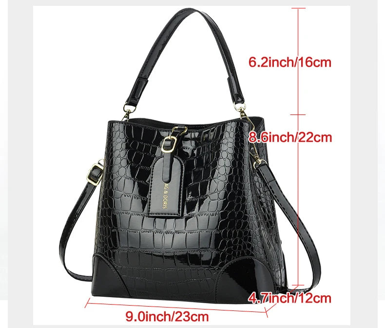 شنطة كتف فاخرة للنساء - 2025 Newest Fashion PU Leather Designer