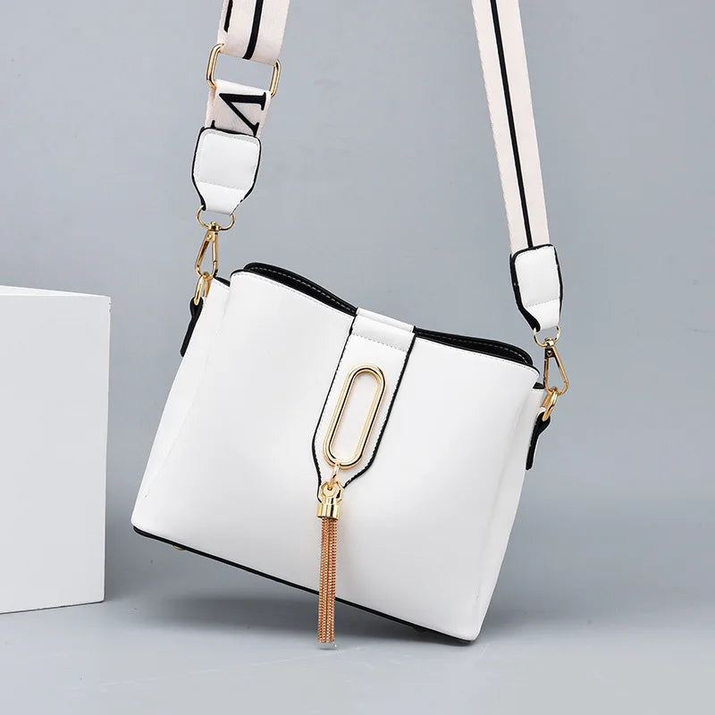شنطة كتف أنيقة للنساء - 2025 Newest Fashion PU Leather High Qual