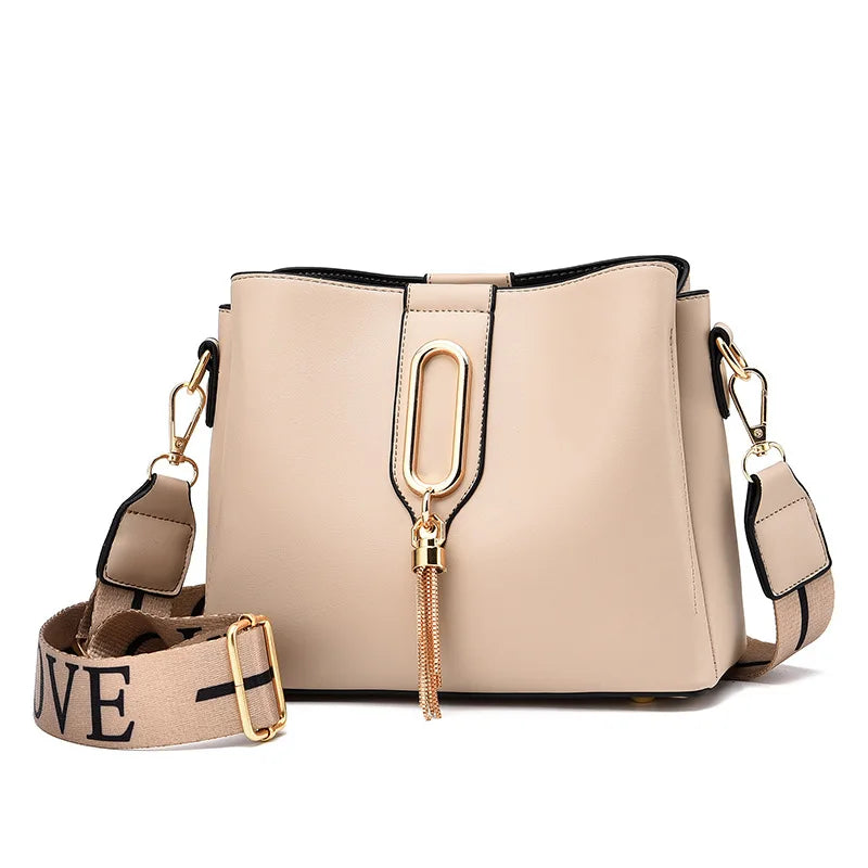 شنطة كتف أنيقة للنساء - 2025 Newest Fashion PU Leather High Qual