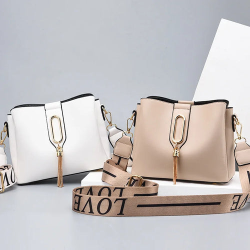 شنطة كتف أنيقة للنساء - 2025 Newest Fashion PU Leather High Qual