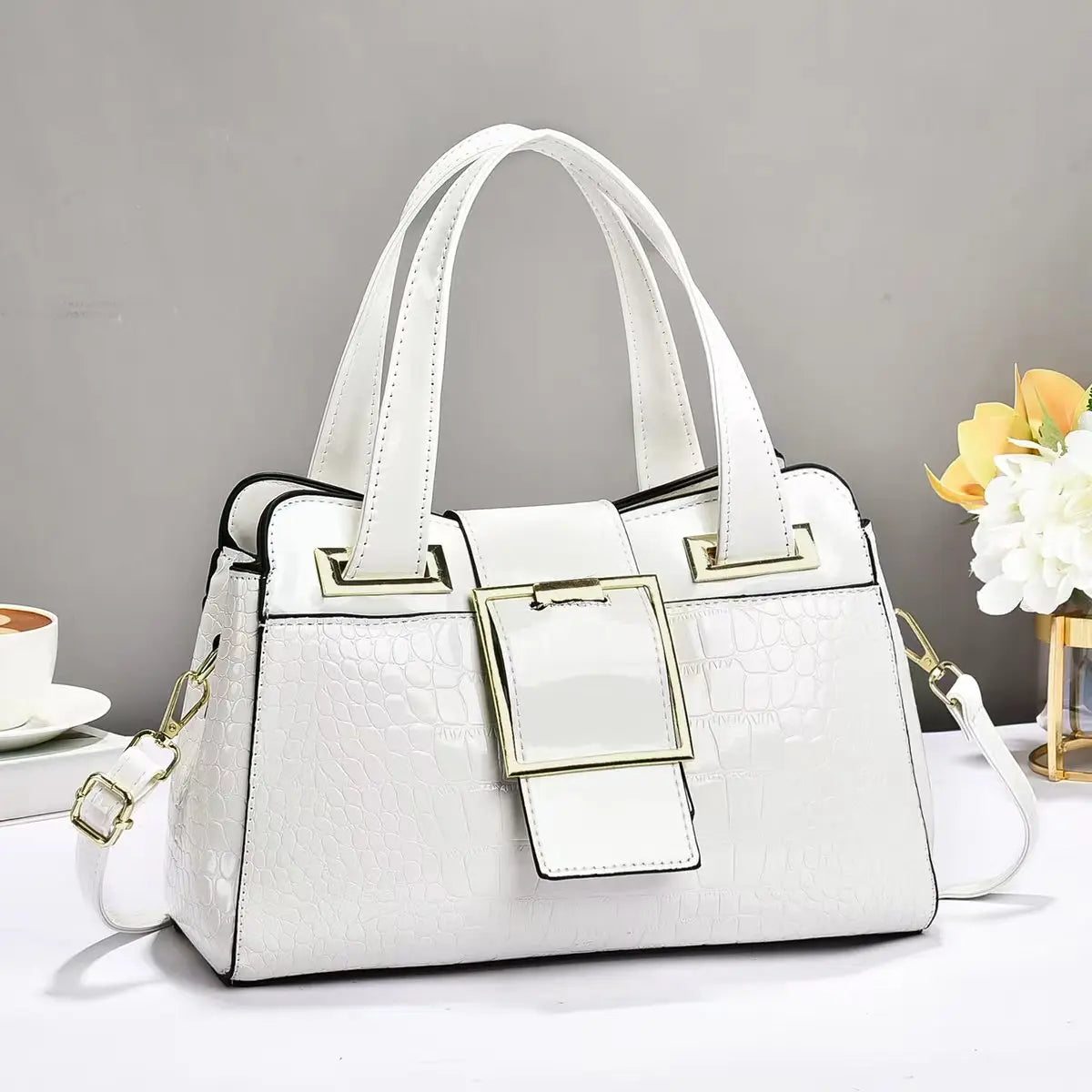 شنطة كتف كاجوال للنساء - 2025 Newest PU Leather Ladies Good Quali