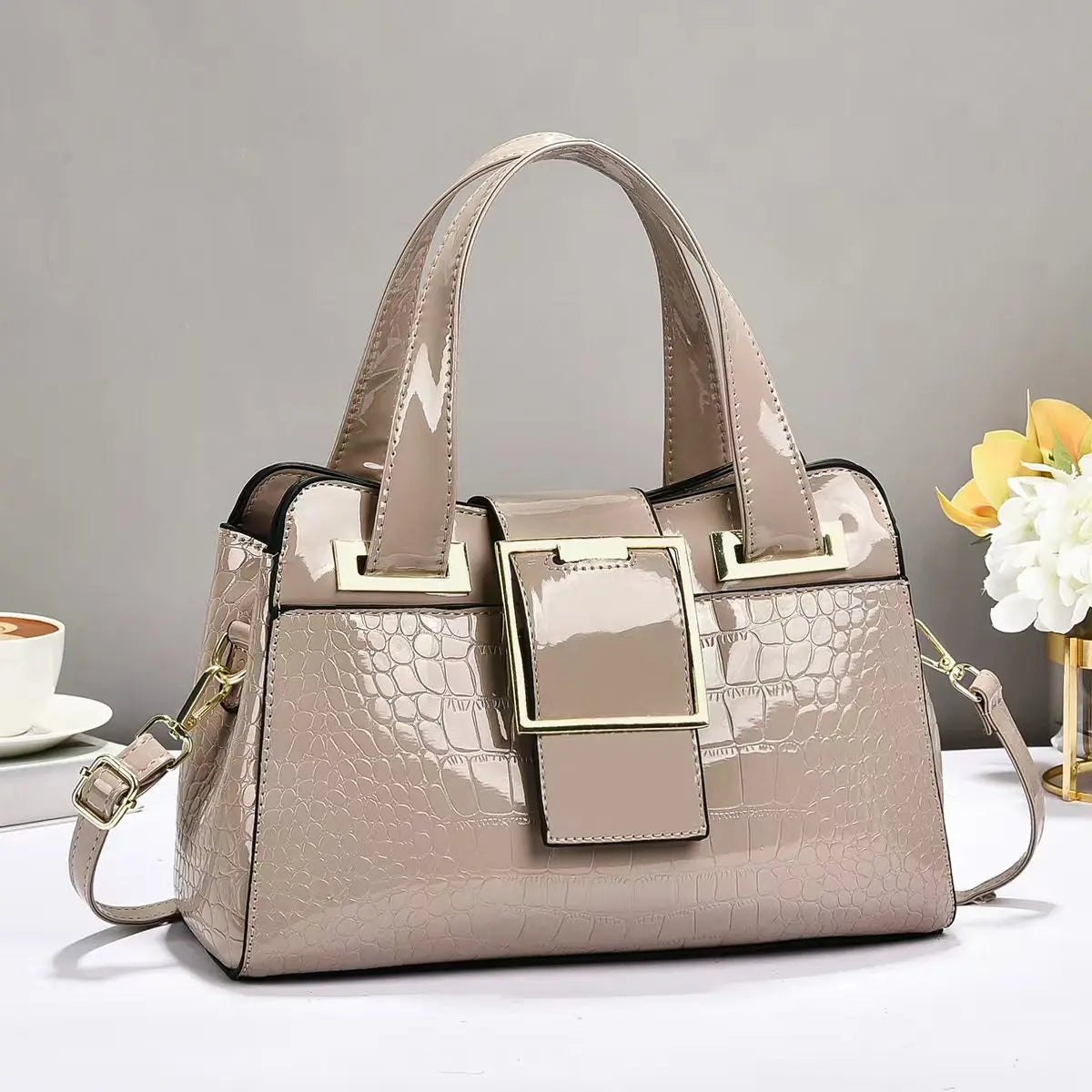 شنطة كتف كاجوال للنساء - 2025 Newest PU Leather Ladies Good Quali