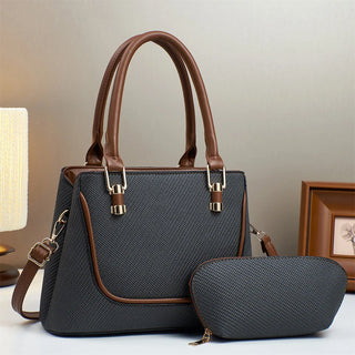 شنطة يد موضة 2025 للنساء - 2025 PU Leather 2 Pieces Bags Set Ladies