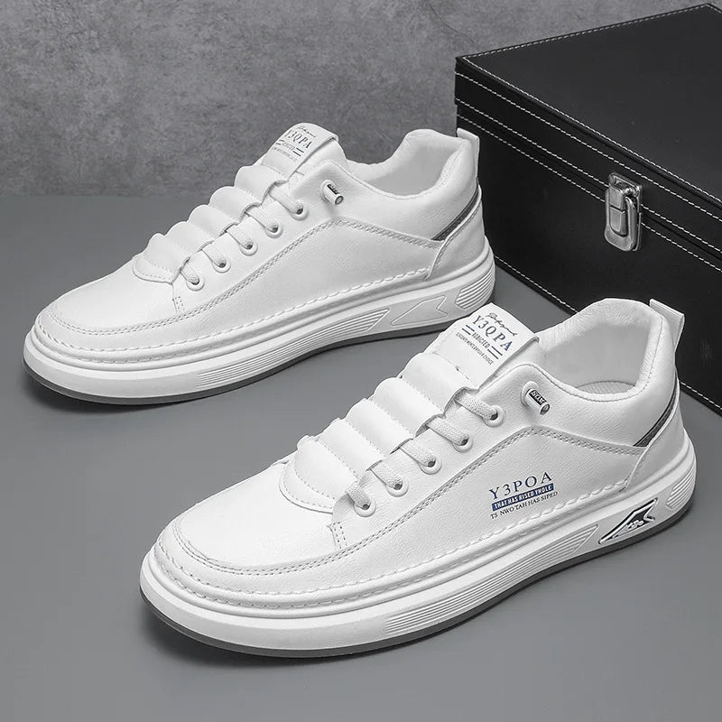 حذاء كاجوال رجالي - أبيض – تهوية مريحة