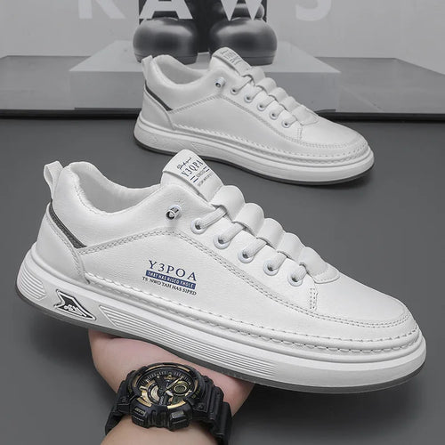 حذاء كاجوال رجالي - أبيض – تهوية مريحة