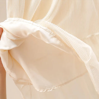 موضة 2025 صيف كاجوال children's clothing بنات' أكمام قصيرة دينم توب white جيب بدلة toddler بنت's foreign two-piece outfit