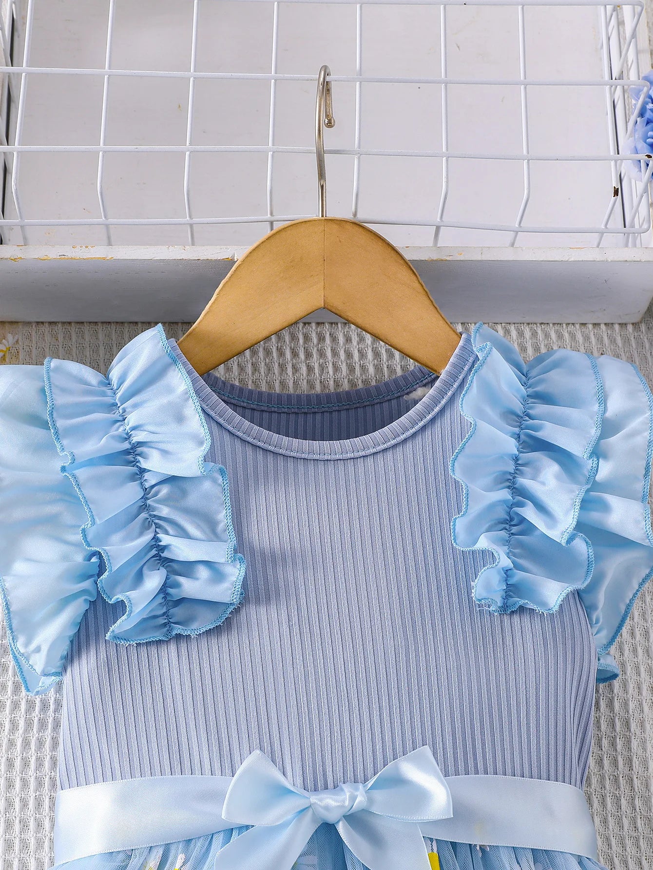 موضة 2025 صيف children's strap تل جيب، بنات' little zouju floral جيب، children's فستان