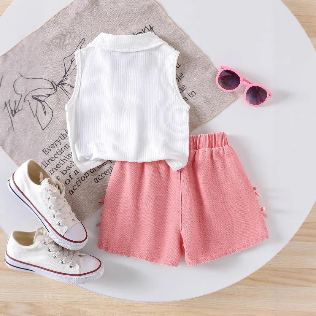موضة 2025 صيف جديد european and american بنات كاجوال solid ستايل jacket and دينم shorts طقم with stereo bow lapel and pit كم