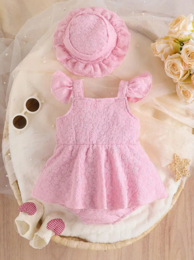 موضة 2025 صيف جديد ins cotton trend بدلة طقم قطعتين for baby بنات