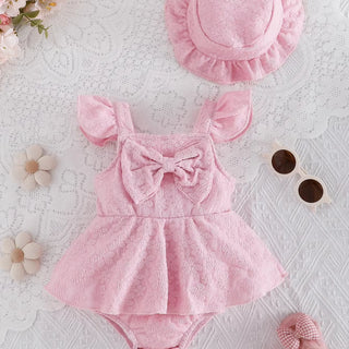 موضة 2025 صيف جديد ins cotton trend بدلة طقم قطعتين for baby بنات
