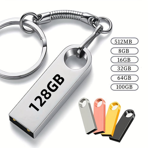 ذاكرة تخزين USB، سعة متوفرة 512 ميجابايت/8 جيجابايت/16 جيجابايت/32 جيجابايت/64 جيجابايت/100 جيجابايت/128 جيجابايت، مناسبة للهواتف المحمولة وأجهزة الكمبيوتر المحمولة وتخزين البيانات والصور والموسيقى الخارجي