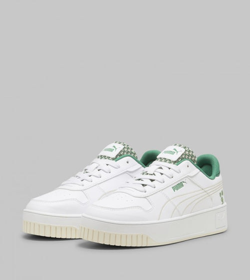 CARINA Street Blossom Platform Lace-Up Sneakers