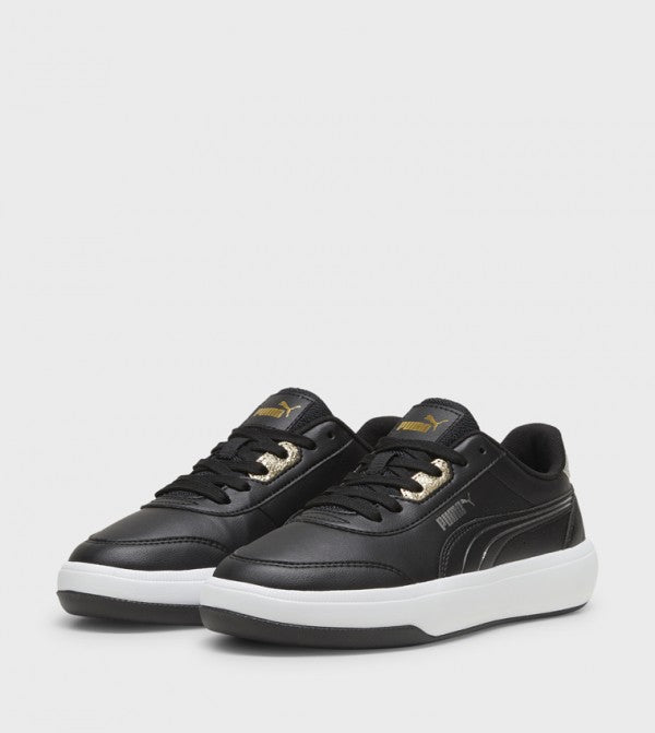 TORI Metallic Shine Lace-Up Sneakers
