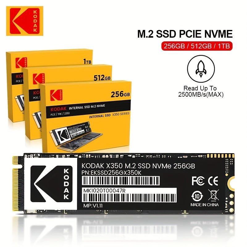 سلسلة كوداك الأصلية PCIe 3.0 SSD M2 NVME 2280 Gen3x4 صلبة 256 جيجابايت 512 جيجابايت 1 تيرابايت M.2 صلبة داخلية للهواتف المحمولة AIO