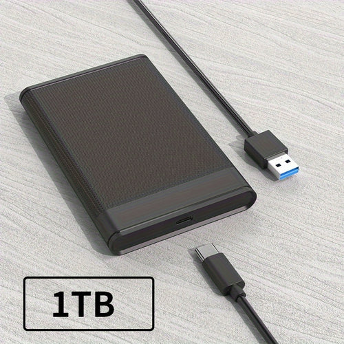 قرص صلب خارجي محمول بسعة 2.5 بوصة وموصل بمنفذ USB 3.0 - سرعة عالية، لون رمادي معدني متين، مثالي للاستخدام في الأعمال التجارية و لحفظ البيانات، ثبات وثبات للاستخدامات على أجهزة الكمبيوتر الشخصية وأجهزة الكمبيوتر المحمولة، متوفر بسعات 250/320/500/1 تيرابايت