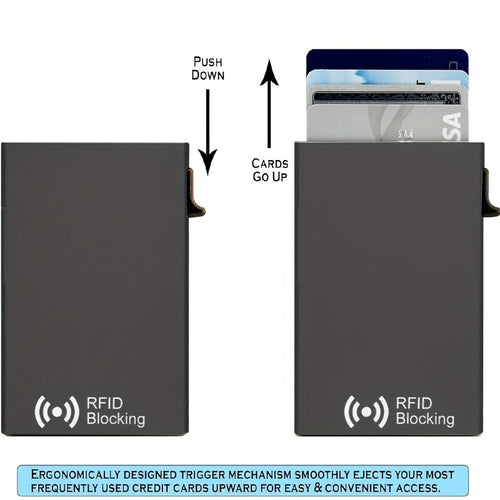 صندوق بطاقات بوب أب بدفع جانبي مع شعار RFID، OBCREATOR
