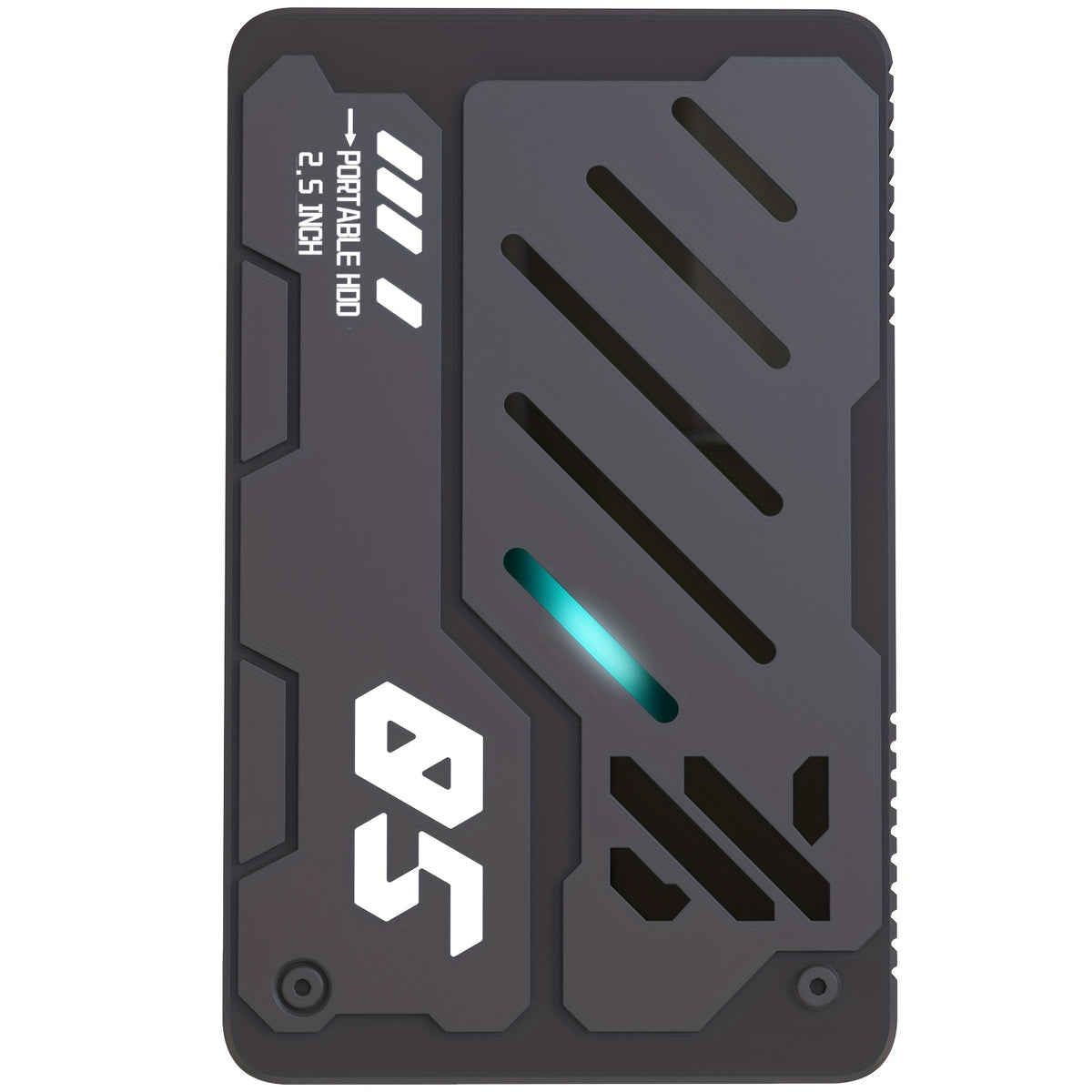 أولوسكا محرك أقراص خارجي محمول - USB 3.0 HDD بنقل بيانات سريع، متوافق مع PS5/PS4 و Xbox Series X/S/Xbox One، الكمبيوتر الشخصي، ماك، اللابتوب - مدمج ومستقر للألعاب والمكتب والسفر - مثالي لمستخدمي PS4/PS5/Xbox One/Xbox 360، تخزين مكتب، تشطيب معدني أنيق، أدا