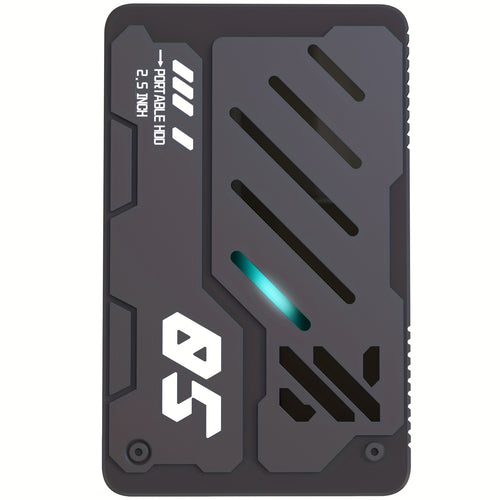 أولوسكا محرك أقراص خارجي محمول - USB 3.0 HDD بنقل بيانات سريع، متوافق مع PS5/PS4 و Xbox Series X/S/Xbox One، الكمبيوتر الشخصي، ماك، اللابتوب - مدمج ومستقر للألعاب والمكتب والسفر - مثالي لمستخدمي PS4/PS5/Xbox One/Xbox 360، تخزين مكتب، تشطيب معدني أنيق، أدا