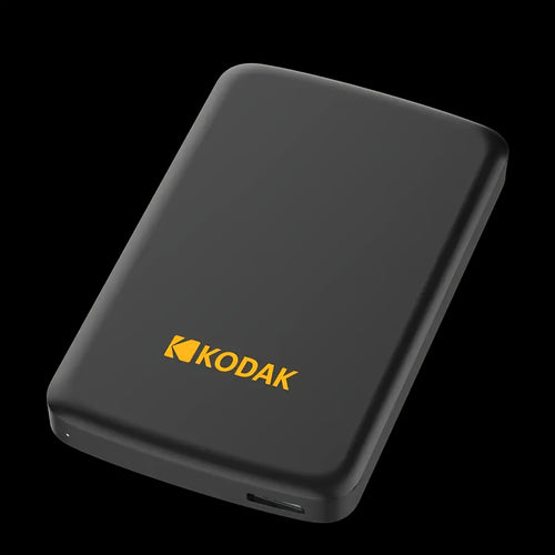 قرص صلب خارجي محمول KODAK P150 PHDD - USB 3.0، سعة 500 جيجابايت، سرعة نقل 5 جيجابت/ثانية، غلاف ABS متين، نظام ملفات NTFS، ضوء مؤشر النشاط، نقل بيانات سريع وآمن، تشغيل فوري بدون برامج، مثالي لـ PS4/PS5، Xbox، Mac، PC