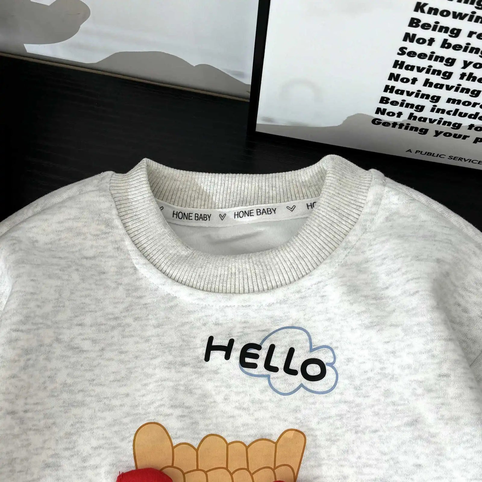 خريف children's three-dimensional cartoon doll cotton sweater طقم korean foreign ستايل two-piece clothing for أولاد 3-9 years