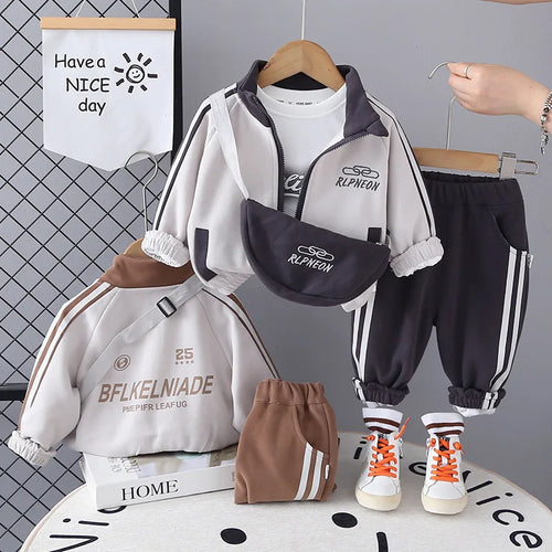 خريف جديد أولاد baby children طقم كاجوال collar أكمام طويلة high quality two-piece أطفال wear custom print 3d logo for toddlers