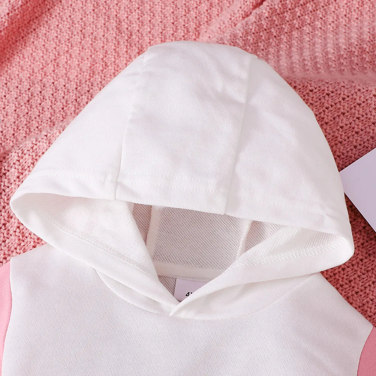 خريف شتاء cute rabbit بنات hooded فستان كاجوال foreign ستايل baby children's clothing with color أكمام