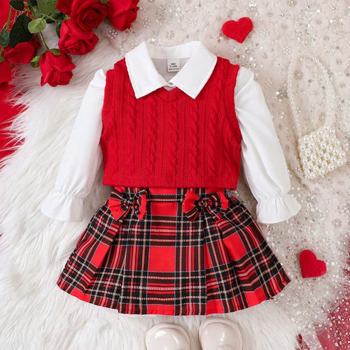 خريف شتاء european american children's three-piece جيب طقم بنات baby cotton بدلة printed three-piece جيب طقم أطفال