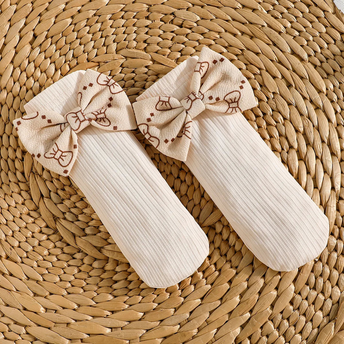 baby بنت sweet fashion جمبسوت beige triangle hat headscarf matching socks-2pcs cotton clothing طقم for ربيع وخريف