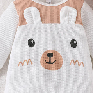 baby ربيع وخريف أكمام طويلة onesie + hat cute baby bear ha climbing climbing clothes children's clothes