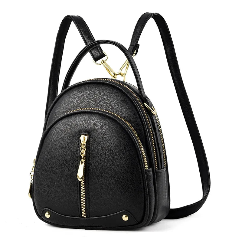 شنطة جلد كاجوال للنساء - Backpack Female New Backpacks for Women