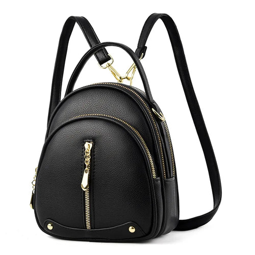شنطة جلد كاجوال للنساء - Backpack Female New Backpacks for Women
