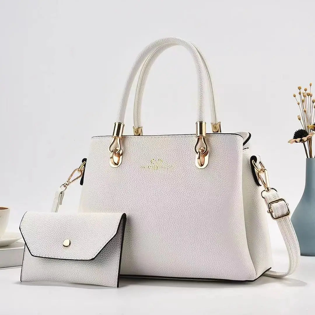 شنطة كروس كاجوال للنساء - Big Capacity Handbag Square Perforated B