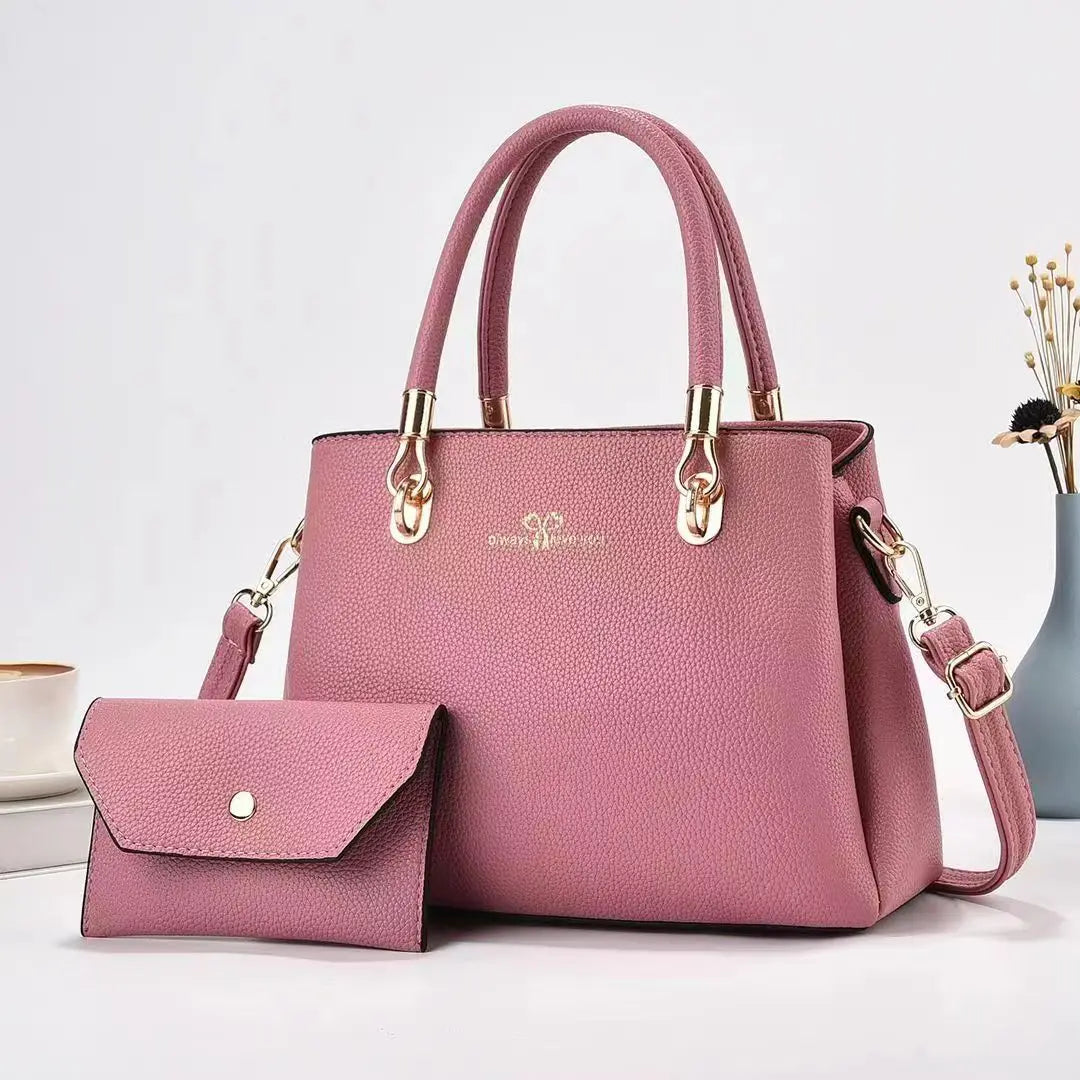 شنطة كروس كاجوال للنساء - Big Capacity Handbag Square Perforated B