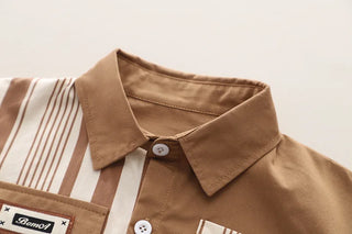 أولاد كاجوال ربيع خريف بدلة جديد baby clothes vertical shirt three-piece طقم for 1-3 years old5 baby children's clothing