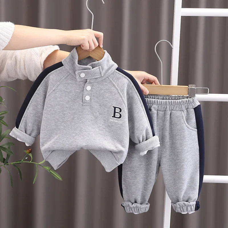 أولاد' ربيع وخريف جديد ستايل طقم، children's كاجوال sportswear أكمام طويلة توب pants طقم قطعتين