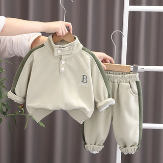 أولاد' ربيع وخريف جديد ستايل طقم، children's كاجوال sportswear أكمام طويلة توب pants طقم قطعتين