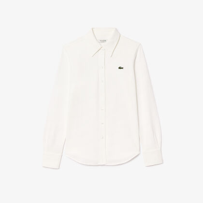 قميص بيكيه قطني بقصة عادية Lacoste
