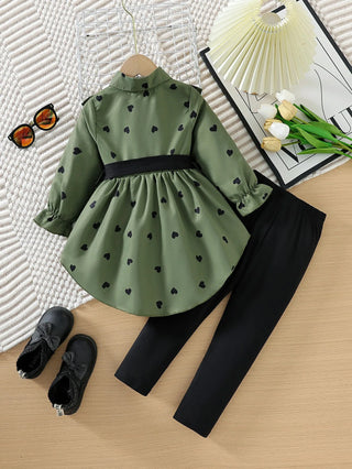 كاجوال 2-piece toddler بنات clothing from children's boutique featuring fun print design