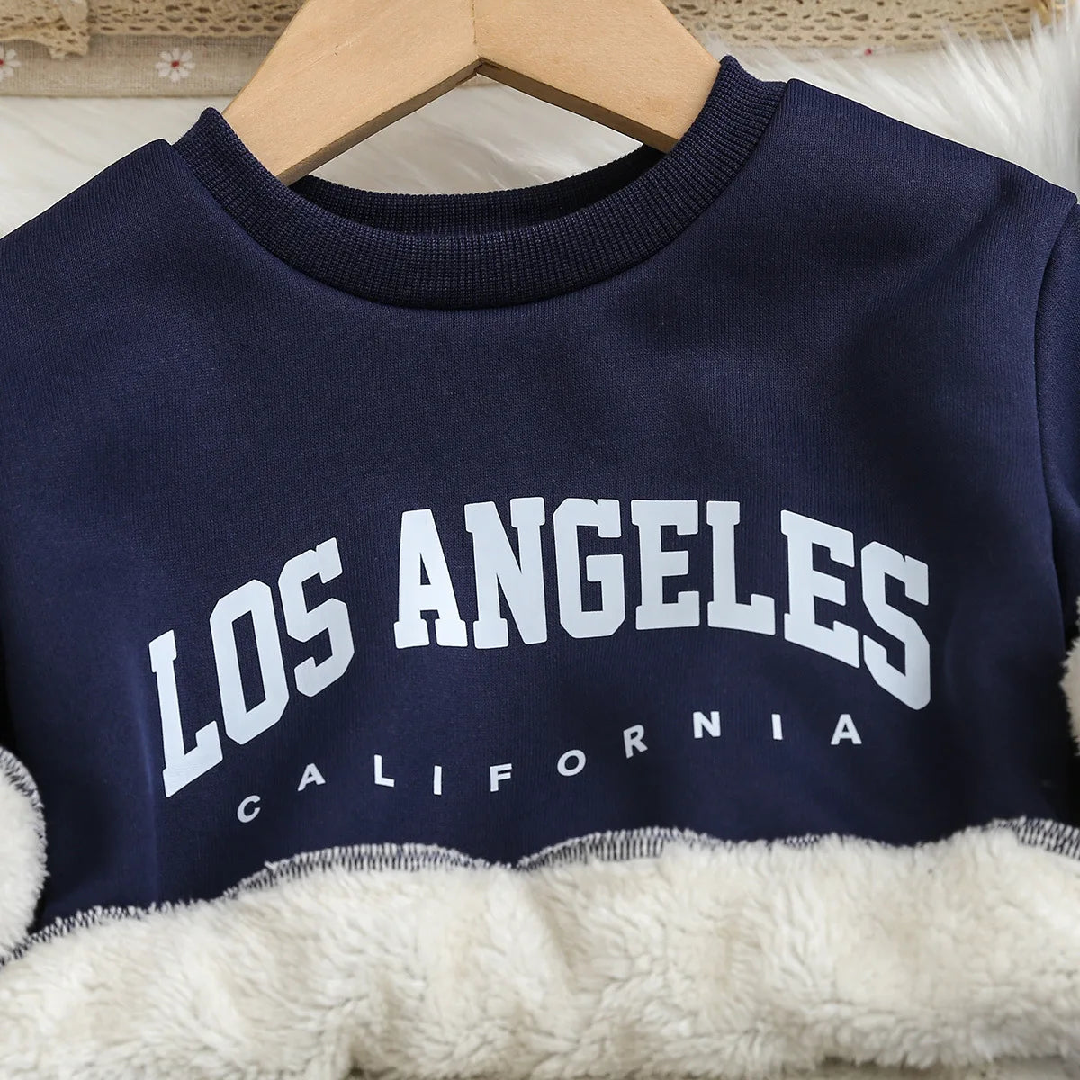 كاجوال two-piece أولاد' شتاء بدلة children's print ستايل foreign wear thickened جديد شتاء طقم for babies